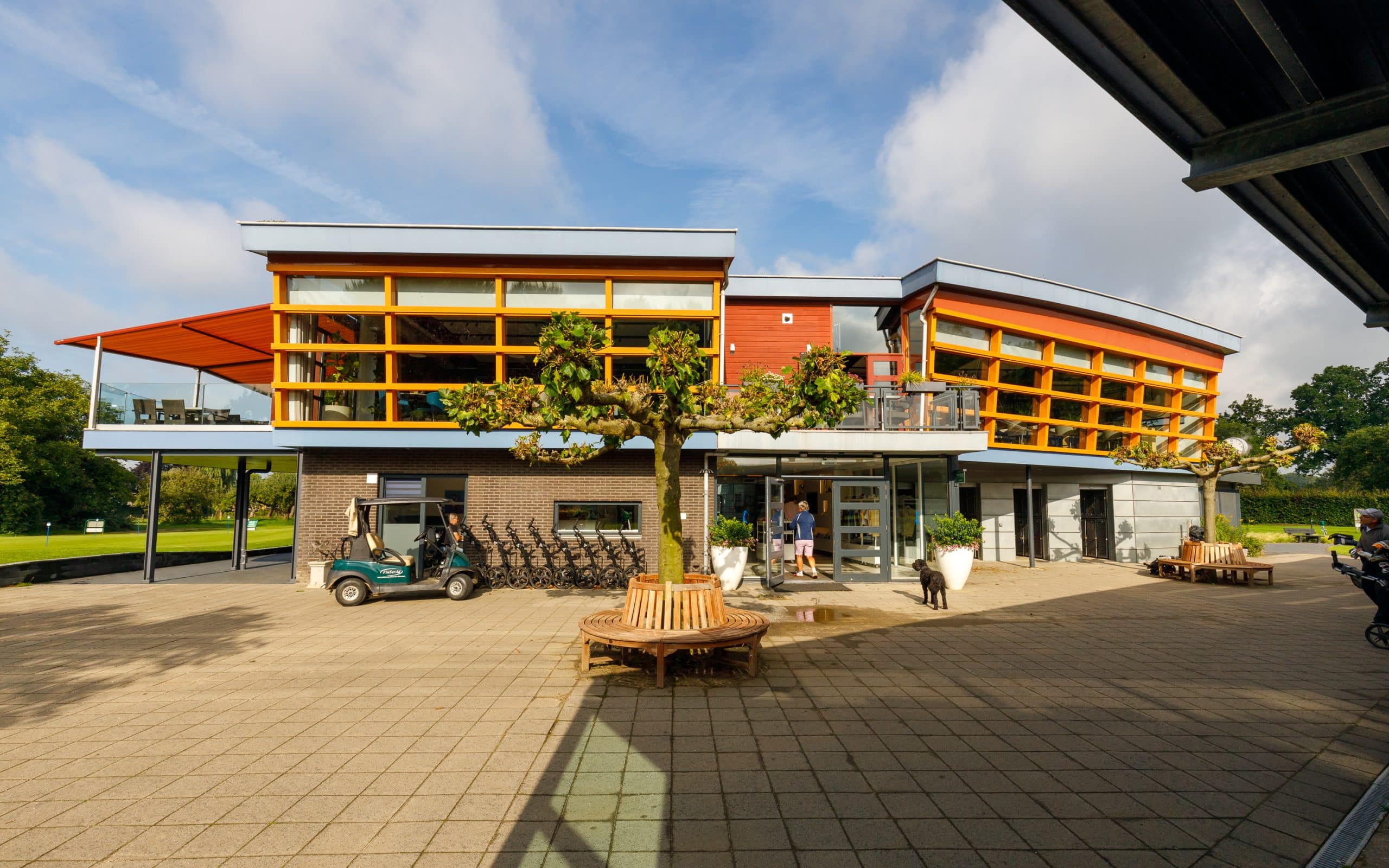 Clubhuis van Golfbaan Kromme Rijn in Bunnik als locatie voor bedrijfsevenementen